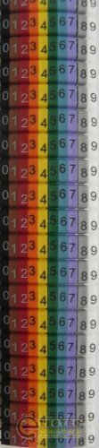 Маркировка для проволоки 0,5-1,5 мм2 "0" (20 шт)