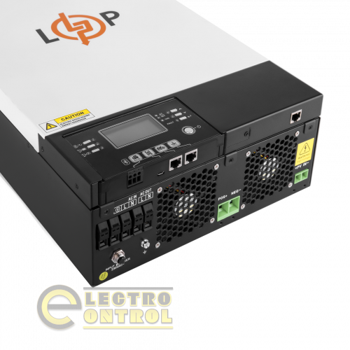 Гибридный солнечный инвертор (ИБП) LPW-HY-5032-5000VA (5000Вт) 48V 80A MPPT 120-450V