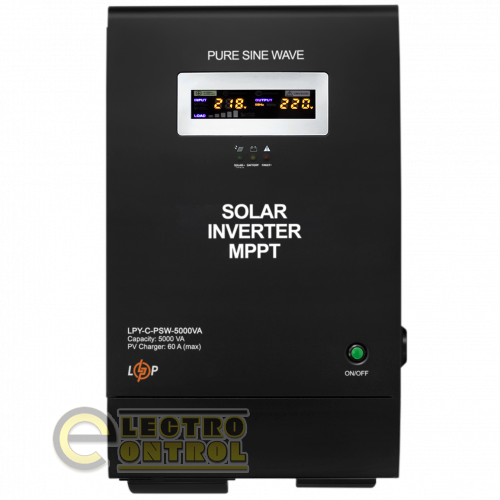 Сонячний інвертор (ДБЖ) LogicPower LPY-C-PSW-5000VA (3500W) MPPT48V