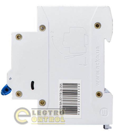 Автоматический выключатель Аско-Укрем A0010170063 ВА-2017 B 3р 6А