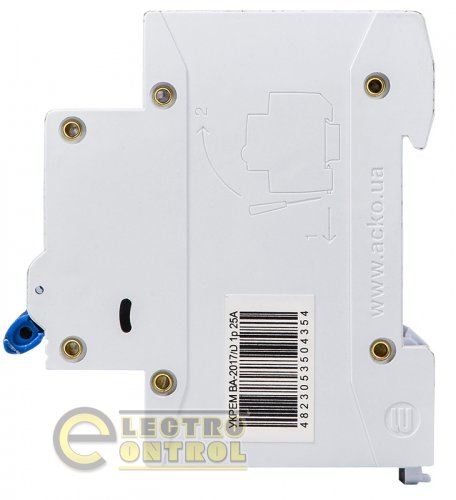 Автоматический выключатель Аско-Укрем A0010170083 ВА-2017 D 1р 4А