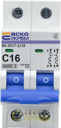 Автоматический выключатель Аско-Укрем A0010170011 ВА-2017 С 2р 10А