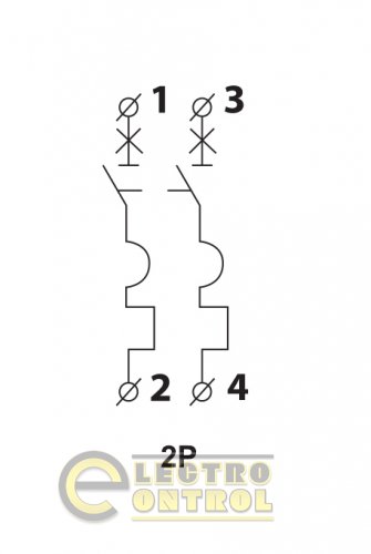 Модульный автоматический выключатель Аско-Укрем A0010210065 UTrust 2р 16А С 6kА