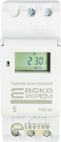 Таймер тижневий електронний THC15