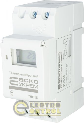 Таймер тижневий електронний THC15