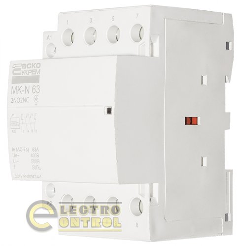 Модульний контактор MK-N 4P 63A 2NO2NC 220V