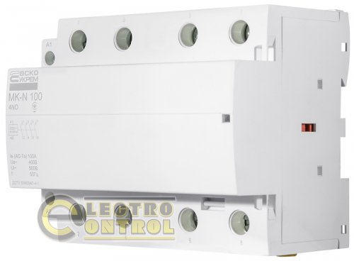 Модульний контактор MK-N 4P 100A 4NO 220V