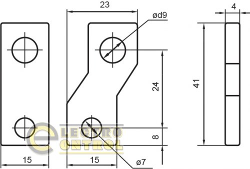 Шина Аско-Укрем A0150110012 переходная ШП 100A (комплект 6шт)