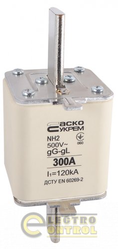 Предохранитель Аско-Укрем A0050010043 ножевой с плавкой вставкой NH2 300A gG