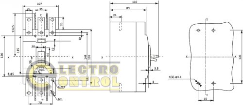 Автоматический выключатель Аско-Укрем A0010040068 ВА-2004N/250 3р 160А АСКО