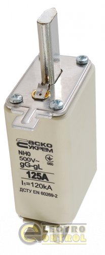 Предохранитель Аско-Укрем A0050010025 ножевой с плавкой вставкой NH0 125A gG