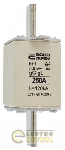 Предохранитель Аско-Укрем A0050010032 ножевой с плавкой вставкой NH1 250A gG