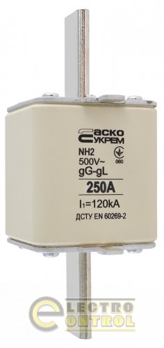 Предохранитель Аско-Укрем A0050010035 ножевой с плавкой вставкой NH2 250A gG
