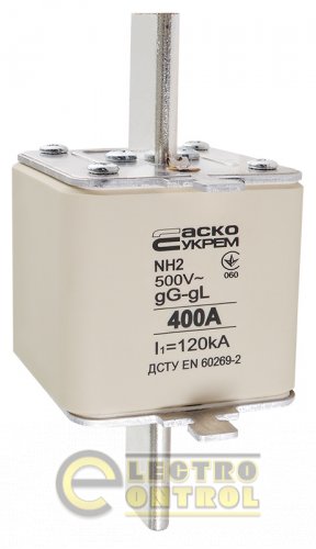 Предохранитель Аско-Укрем A0050010037 ножевой с плавкой вставкой NH2 400A gG