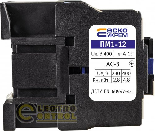 Пускатель Аско-Укрем A0040010074 ПМ 1-12-01 Q7 400B (LC1-D1201)