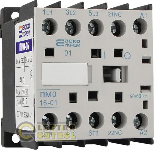 Пускатель Аско-Укрем A0040010134 ПМ 0-16-01 B7 24В (LC1-K1601)