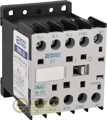 Пускатель Аско-Укрем A0040010134 ПМ 0-16-01 B7 24В (LC1-K1601)