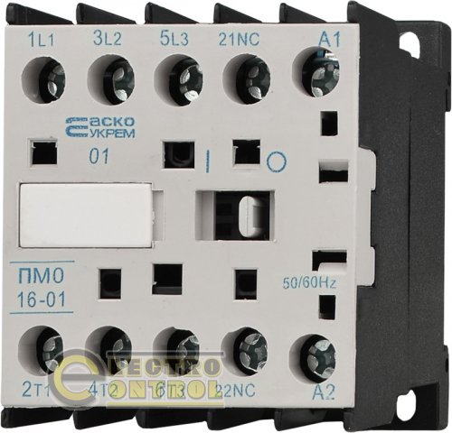 Пускатель Аско-Укрем A0040010134 ПМ 0-16-01 B7 24В (LC1-K1601)