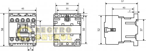 Пускатель Аско-Укрем A0040010134 ПМ 0-16-01 B7 24В (LC1-K1601)