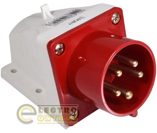 Вилка Аско-Укрем A0080060003 стационарная ВС 16А/5 3Р+N+РЕ (515)