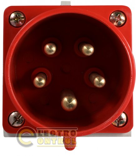 Вилка Аско-Укрем A0080060006 стационарная ВС 32А/5 3Р+N+РЕ (525)