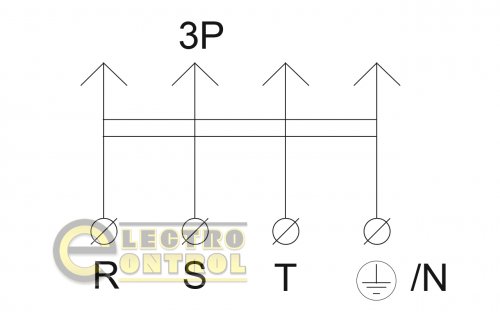 Вилка каучукова 3Р+РЕ 25А IP44