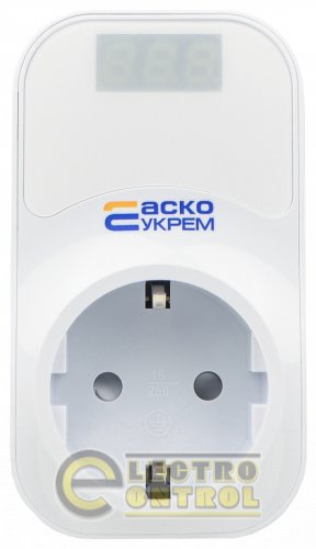 Реле контролю напруги розеткове  URate S-16  AC 230V 16A