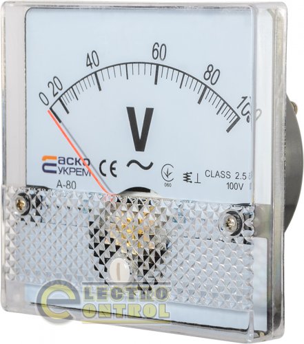 Вольтметр Аско-Укрем A0190010056 100В 80х80 А-80 AС