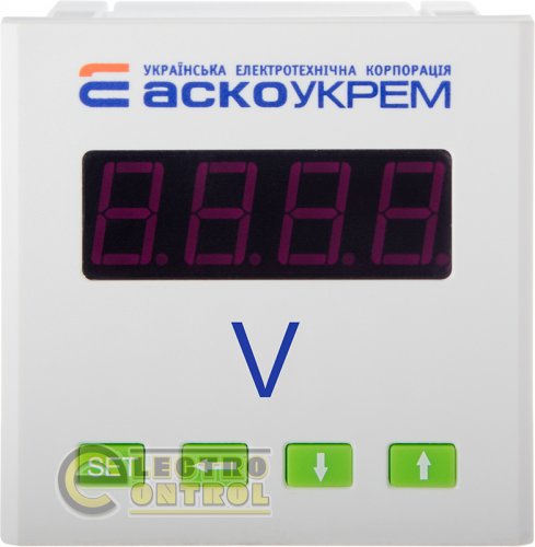Вольтметр Аско-Укрем A0190010120 цифровой 600В 80х80 ЦВ-8 AС