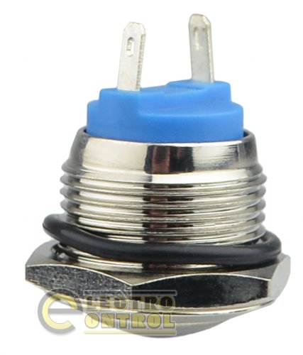 Кнопка Аско-Укрем A0140010087 TY 16-231P Pcb металлическая выпуклая (соединение под пайку) 1NO