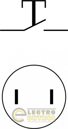 Кнопка Аско-Укрем A0140010087 TY 16-231P Pcb металлическая выпуклая (соединение под пайку) 1NO