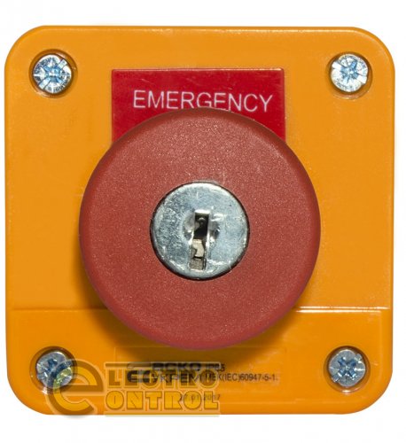 Пост Аско-Укрем A0140020043 XAL-J184 одноместный "Аварійний Стоп"