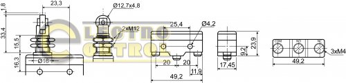 Микровыключатель Аско-Укрем A0050040002 Z-15GQ21-B