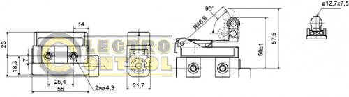 Микровыключатель Аско-Укрем A0050040010 D4MC-3030