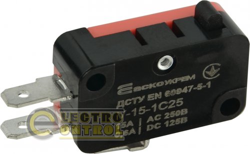 Мікровимикач Аско-Укрем A0050040025 V-15-1C25