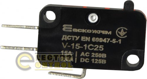 Мікровимикач Аско-Укрем A0050040025 V-15-1C25