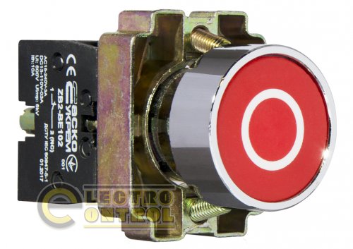 Кнопка Аско-Укрем A0140010065 XB2-BA4322 "Стоп" червона
