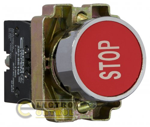 Кнопка Аско-Укрем A0140010066 XB2-BA4342 "Стоп" червона