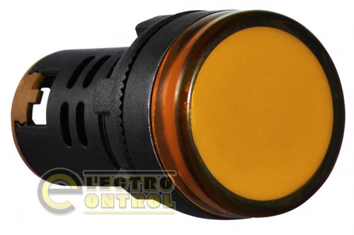 Сигнальна арматура Аско-Укрем A0140030081 AD22-22DS жовта 220V DC