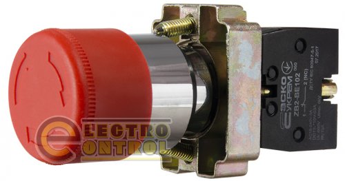 Кнопка Аско-Укрем A0140010082 XB2-BS442 безпеки повернення поворотом d30mm