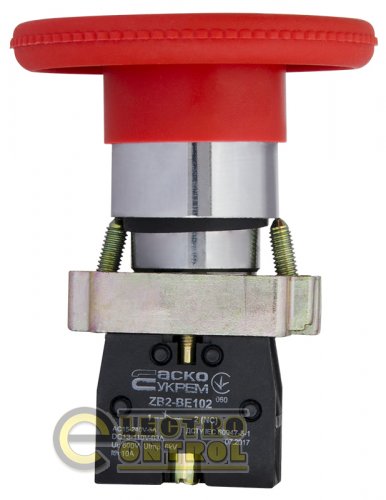 Кнопка Аско-Укрем A0140010083 XB2-BS642 безпеки повернення поворотом d60mm