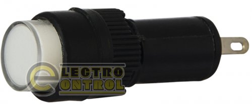 Сигнальна арматура Аско-Укрем A0140030175 AD22E-10DS біла 220V АC