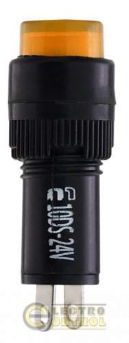 Сигнальна арматура Аско-Укрем A0140030178 AD22E-10DS жовта 24V АC/DC