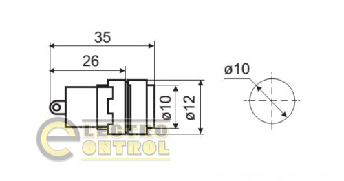 Сигнальна арматура Аско-Укрем A0140030183 AD22E-10DS синя 220V АC