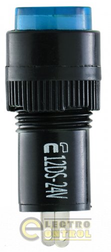 Сигнальная арматура Аско-Укрем A0140030185 AD22E-12DS синяя 24V АC/DC
