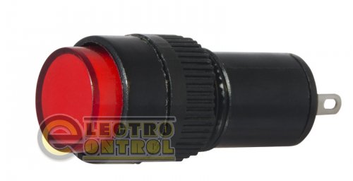 Сигнальная арматура Аско-Укрем A0140030187 AD22E-12DS красная 24V АC/DC