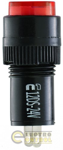 Сигнальная арматура Аско-Укрем A0140030187 AD22E-12DS красная 24V АC/DC