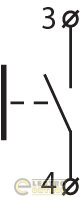 Кнопка Аско-Укрем A0140010001 XB2-BA21 "Старт" чорна