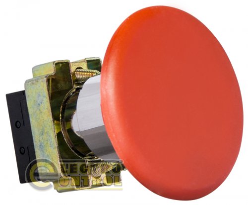 Кнопка Аско-Укрем A0140010015 XB2-BR42 "грибок" (d 60 мм) "Стоп" червона