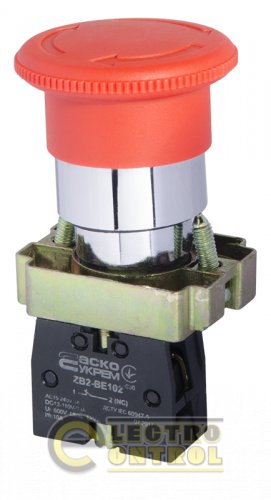 Кнопка Аско-Укрем A0140010017 XB2-BS542 безпеки повернення поворотом d40mm